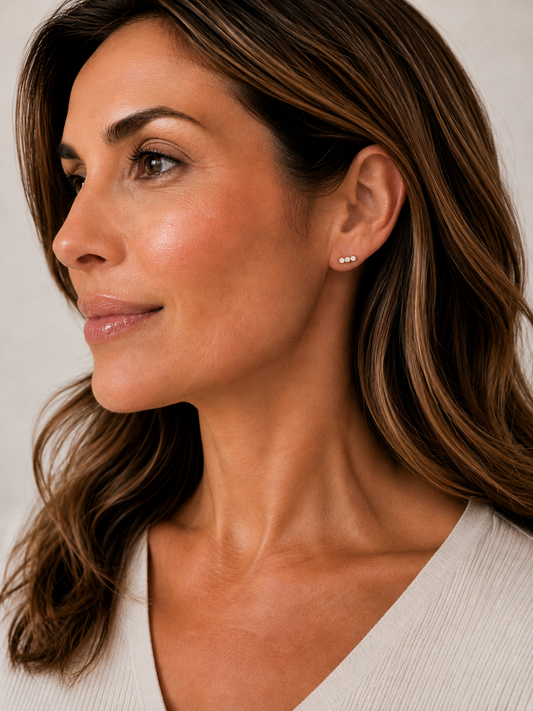 Trio Diamond Studs