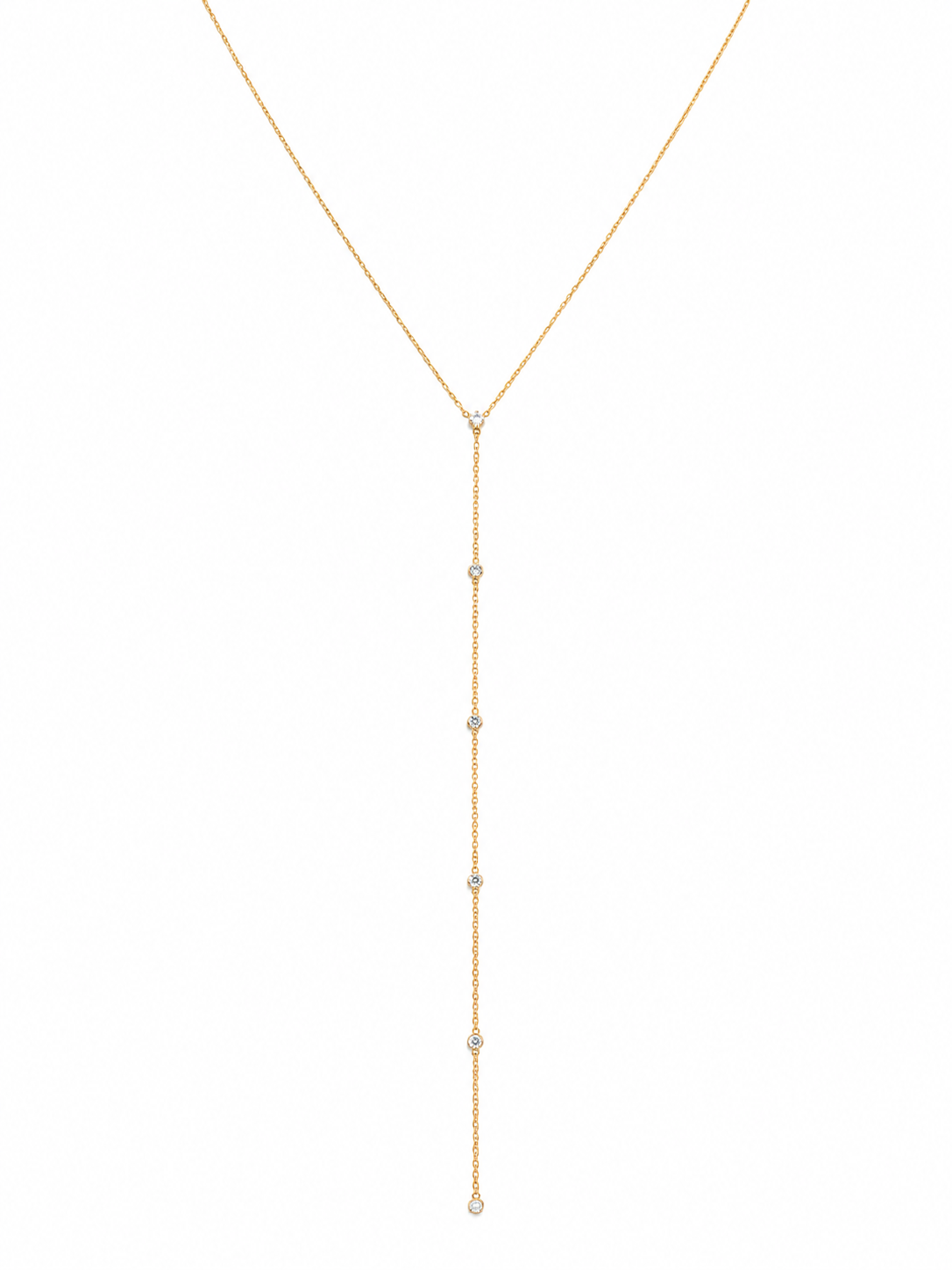 Diamond Lariat Necklace