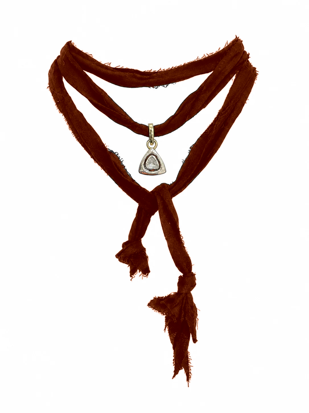 Triangle Diamond Necklace
