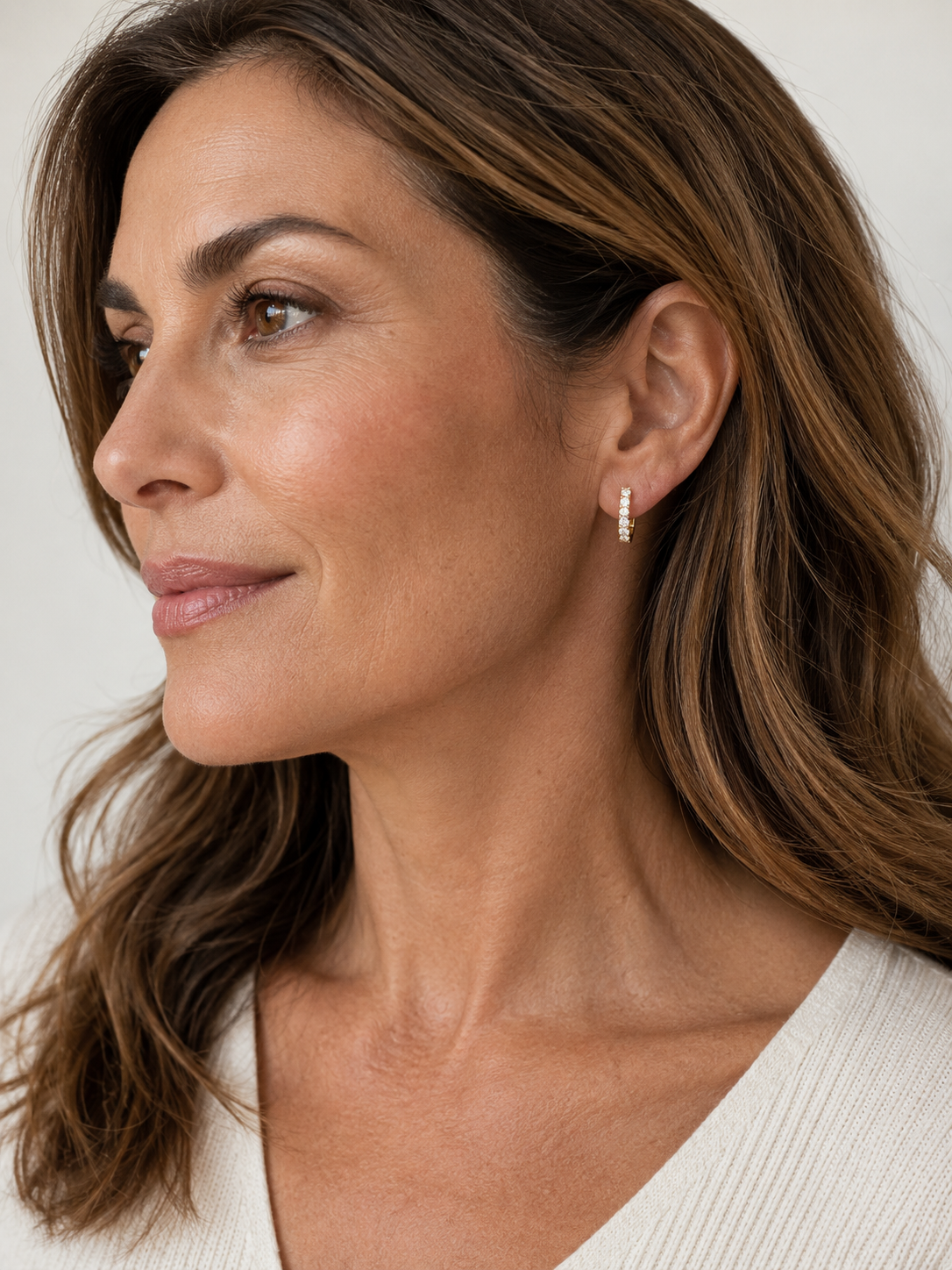 Diamond Huggy Earrings
