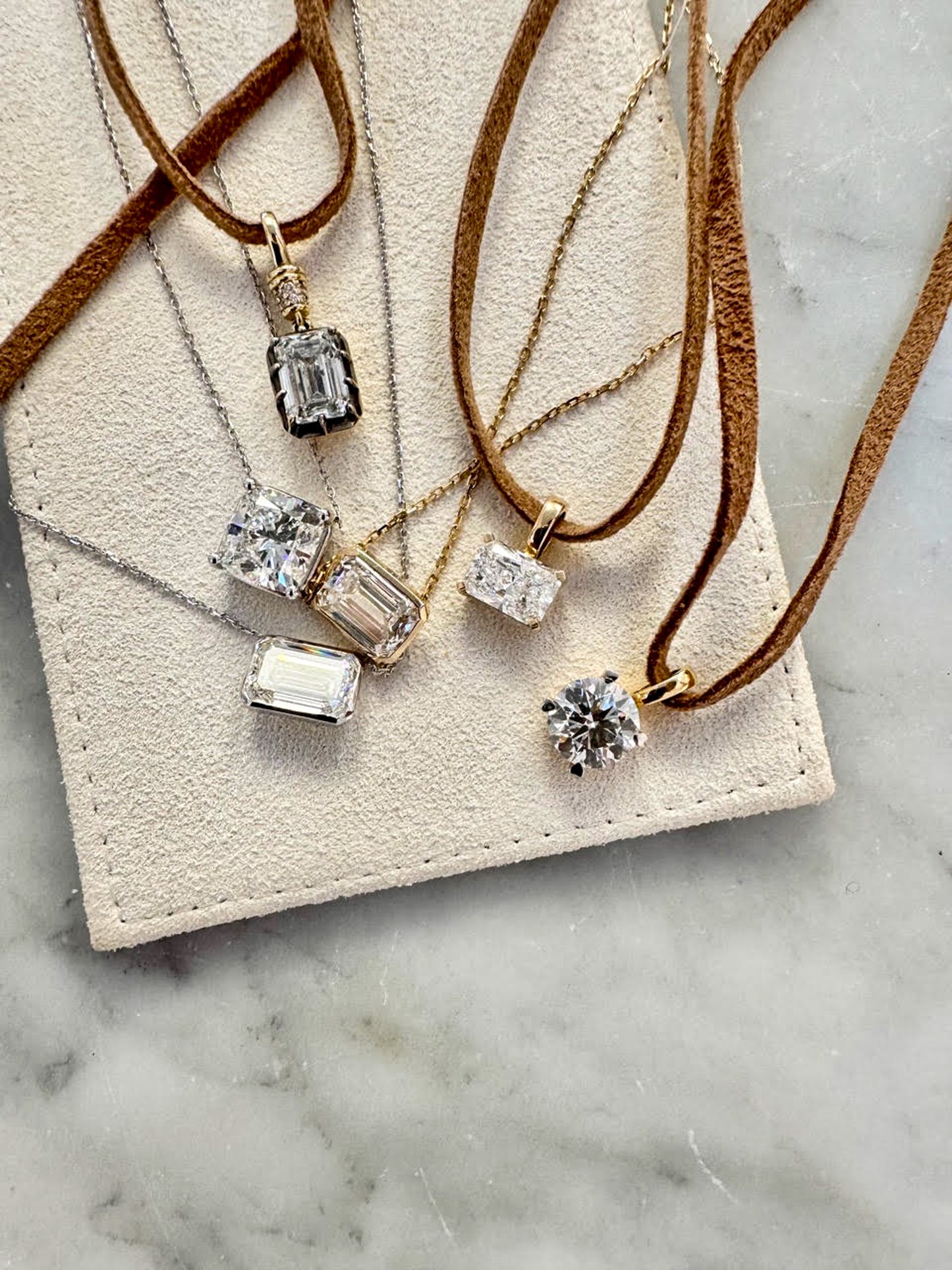 Wrap it Up Radiant Diamond Wrap Necklace