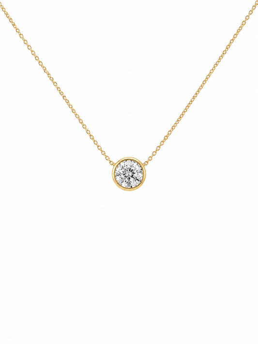 Diamond Solitaire Pendant