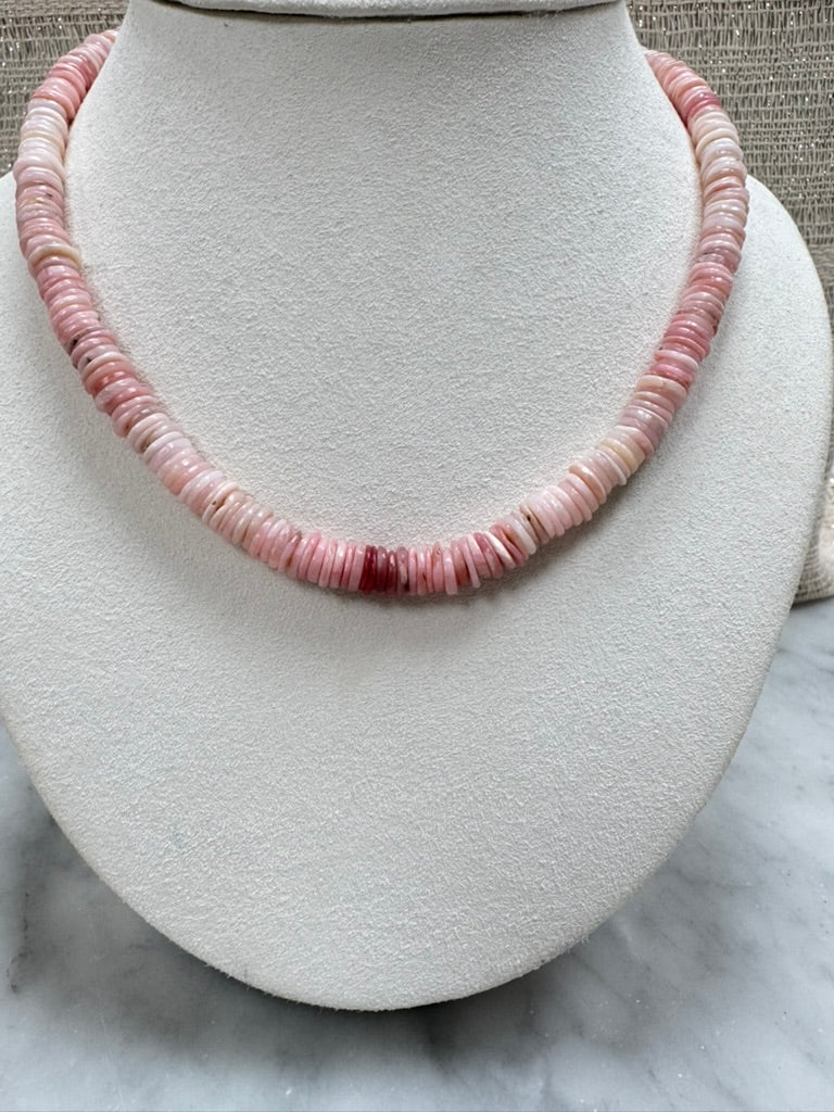 Peruvian Opal Bead Necklace