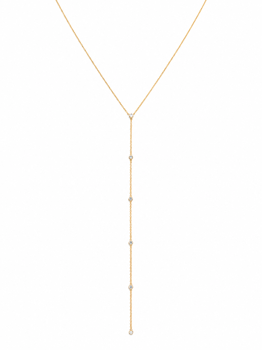 Diamond Lariat Necklace