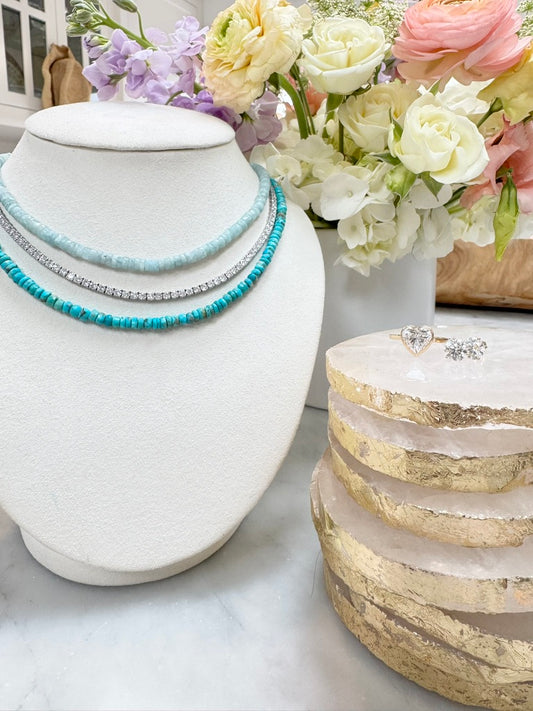 Turquoise Bead Necklace
