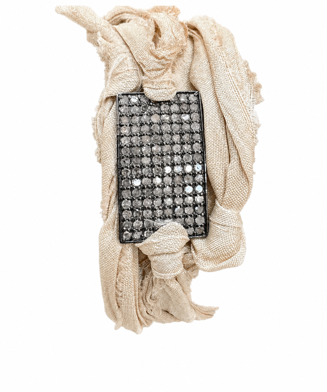Sterling Silver Silk Wrap Bracelet
