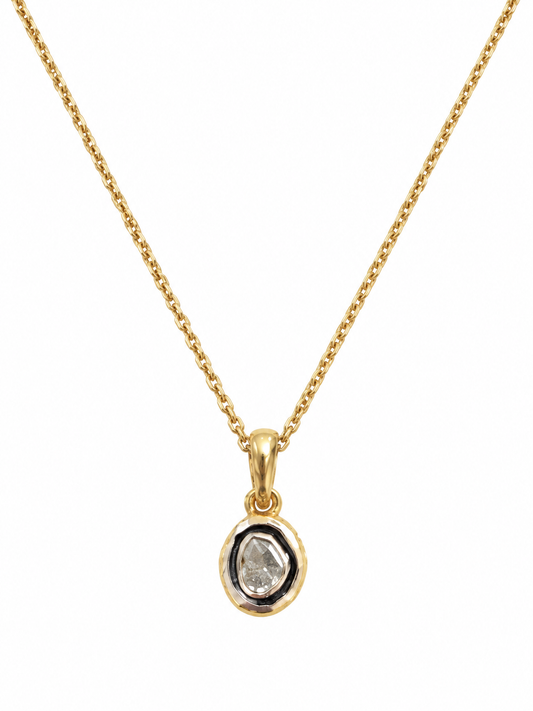 Circle Diamond Necklace