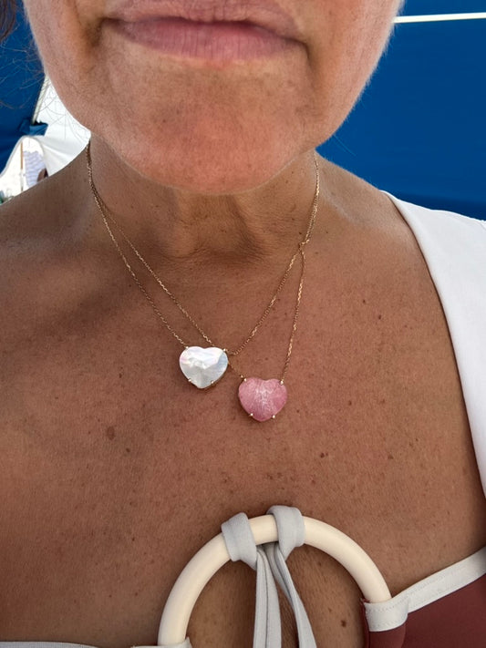 The Mother of Pearl Love Necklace