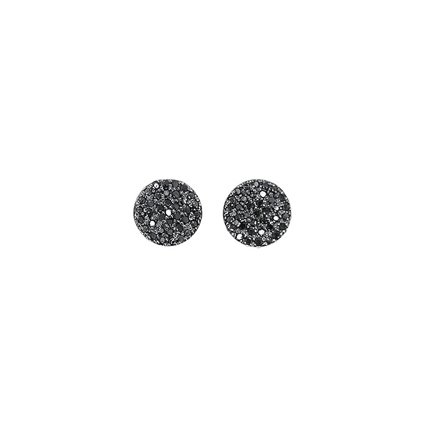 Black Diamond Disco Earrings