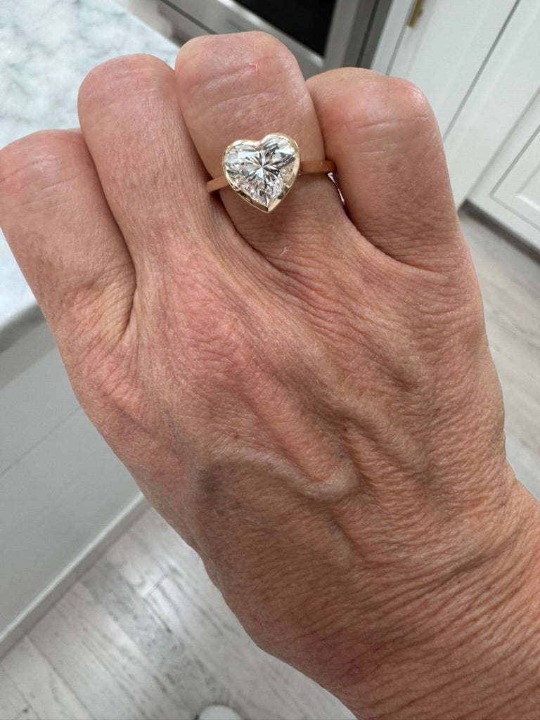 The Heart Shape Diamond Ring