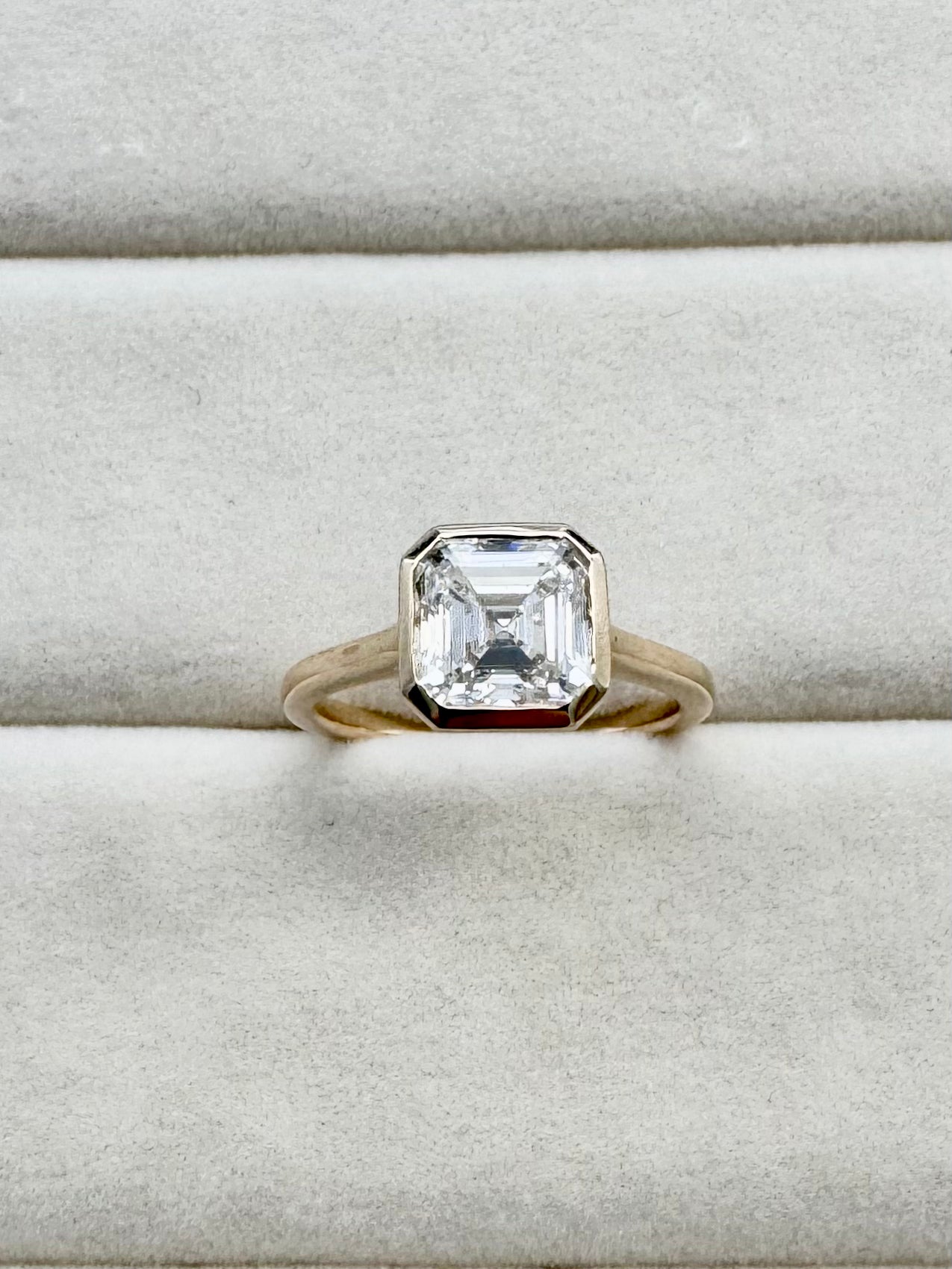 The Ascher Cut Diamond Ring