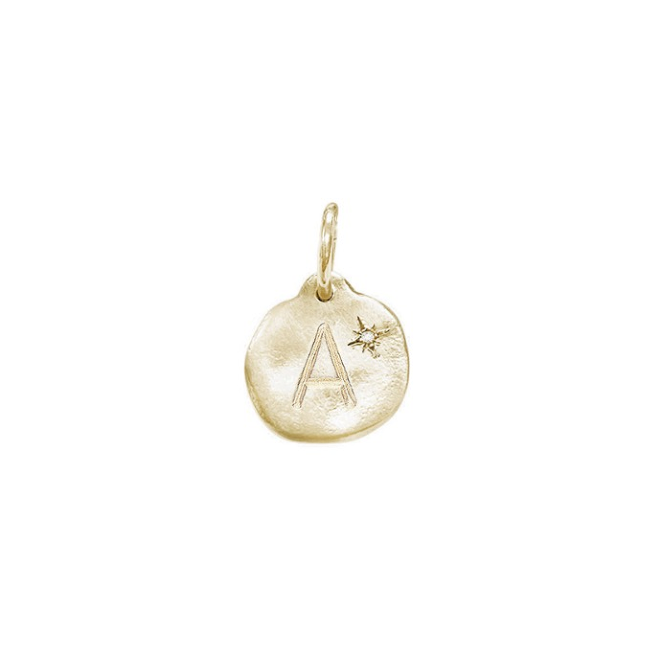 Letter A-Z  Diamond Necklace Charm