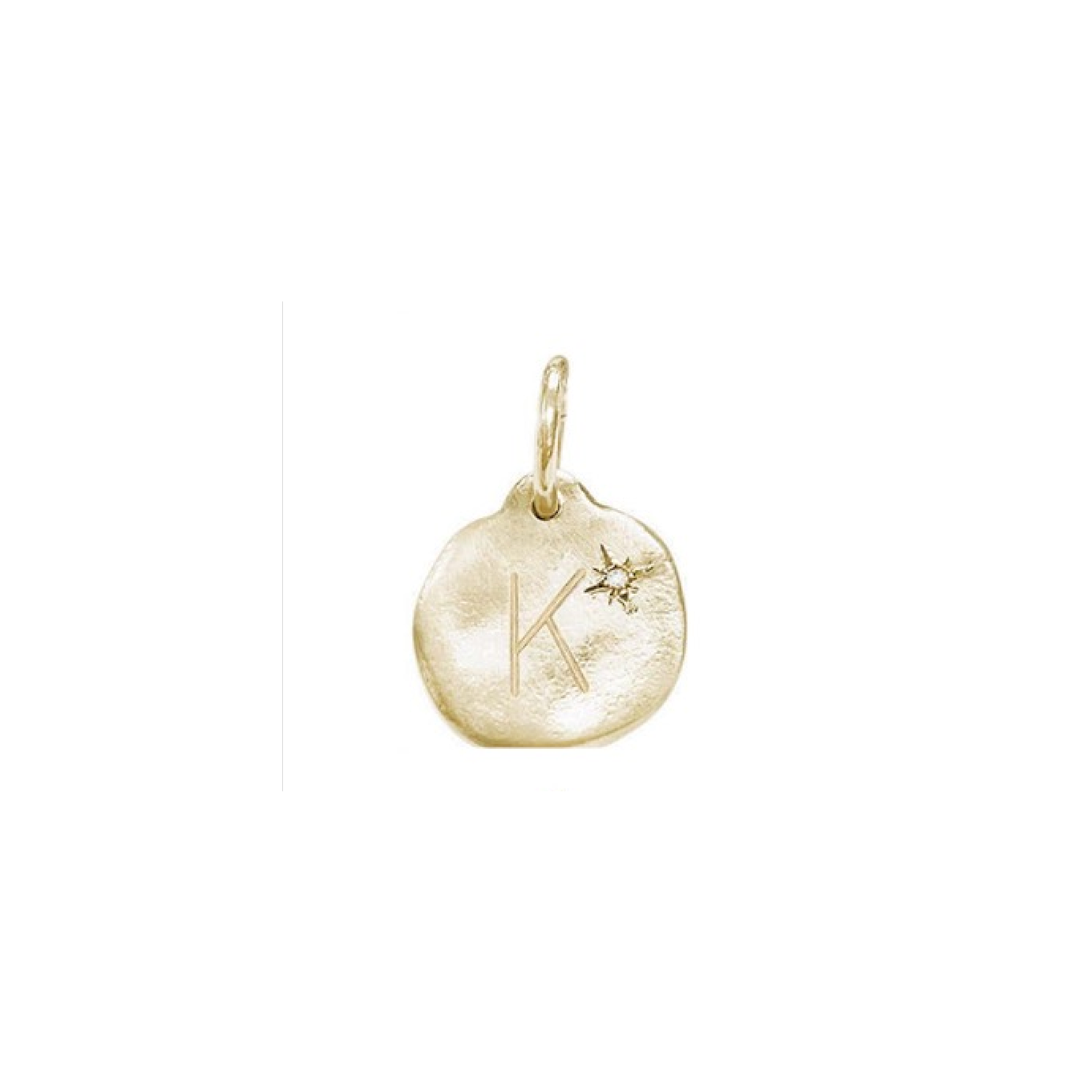 Letter A-Z  Diamond Necklace Charm