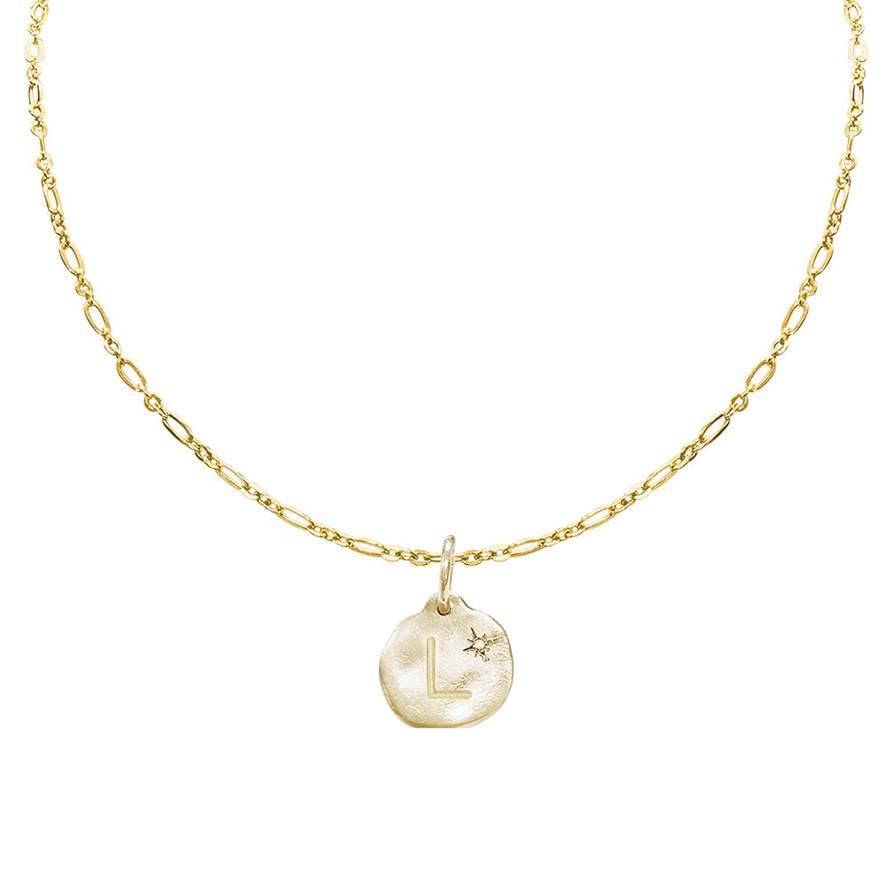 Letter A-Z  Diamond Necklace Charm