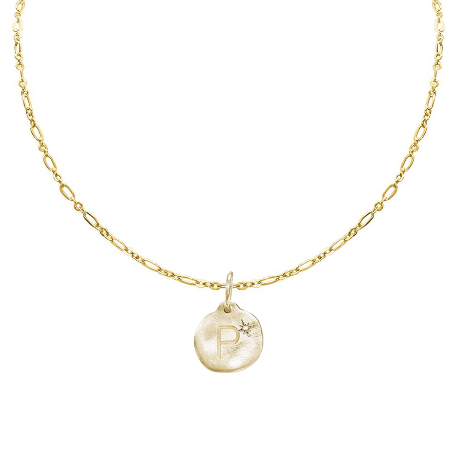 Letter A-Z  Diamond Necklace Charm