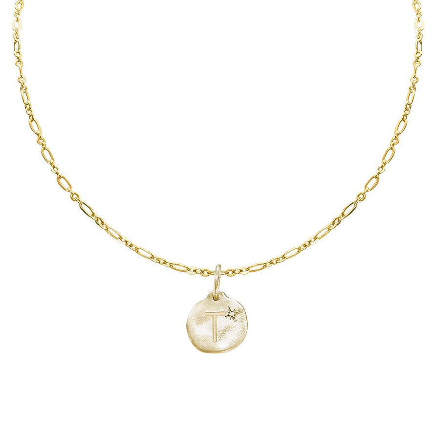 Letter A-Z  Diamond Necklace Charm
