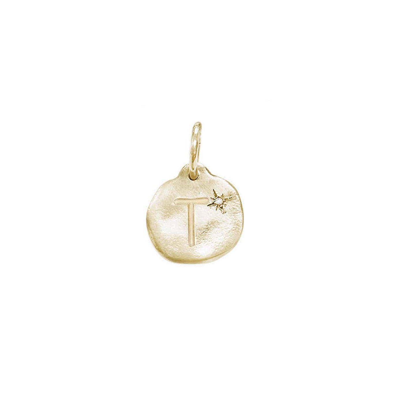 Letter A-Z  Diamond Necklace Charm