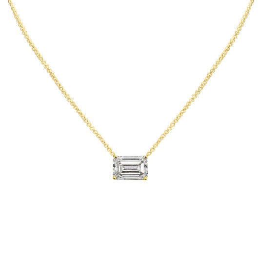Pure Light Martini Set Diamond Necklace