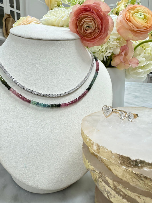 Pink and Green Tourmaline