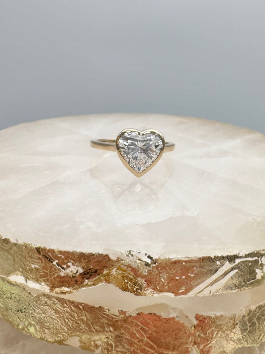 The Heart Shape Diamond Ring