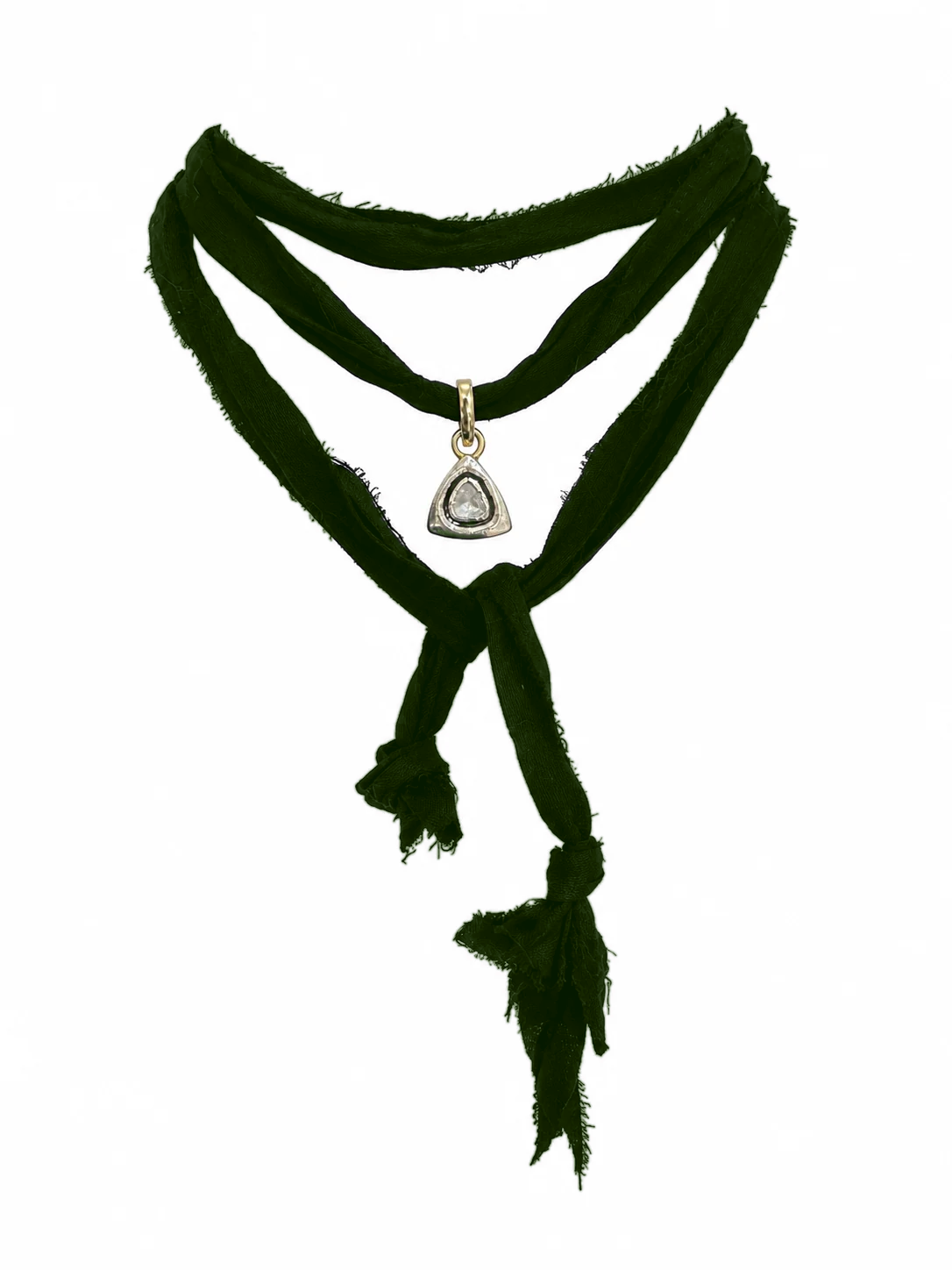 Triangle Diamond Necklace