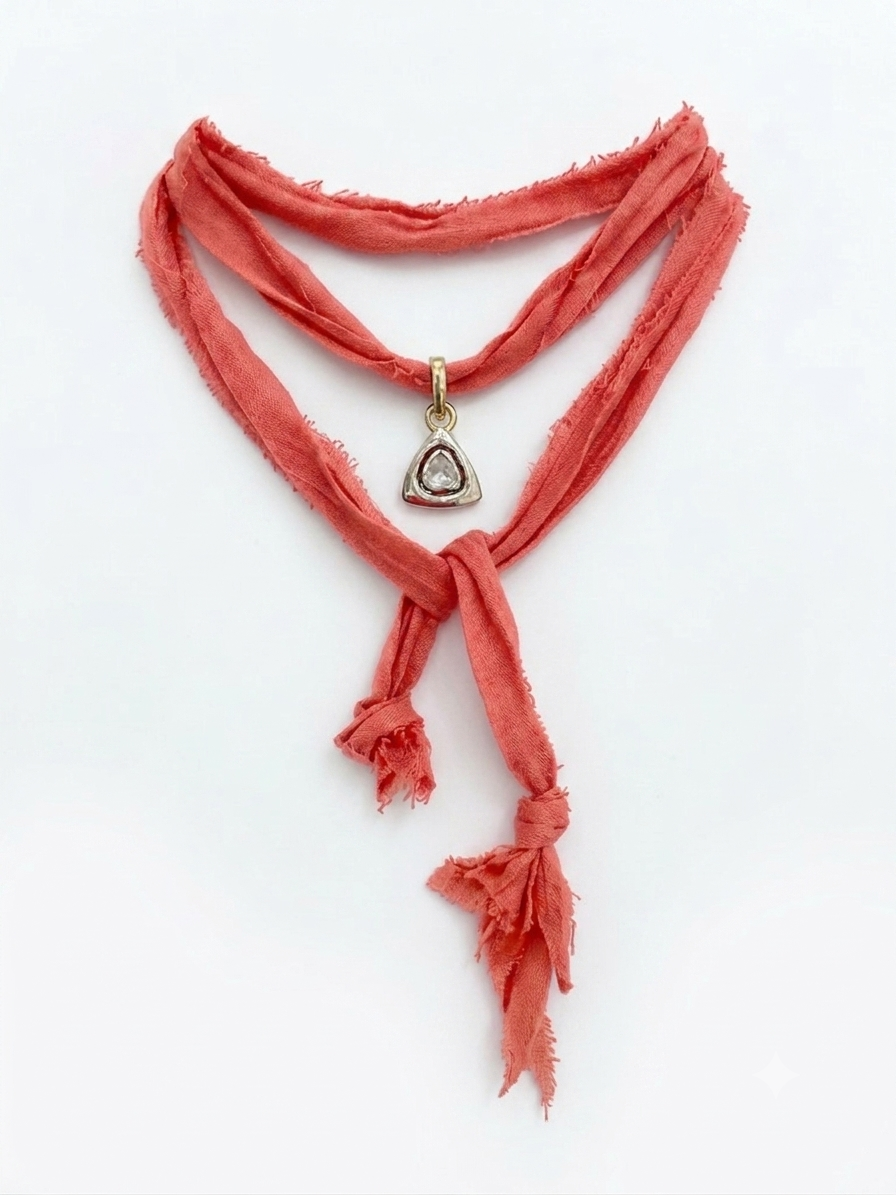 Triangle Diamond Necklace
