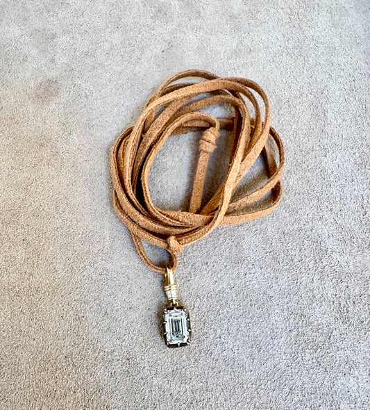 Wrap it Up Vintage Inspo Diamond Wrap Necklace