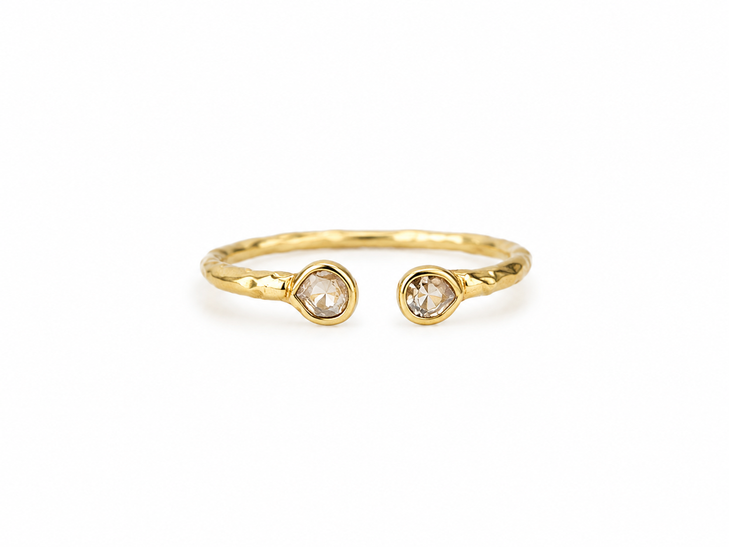 Two Champagne Dimaond Ring