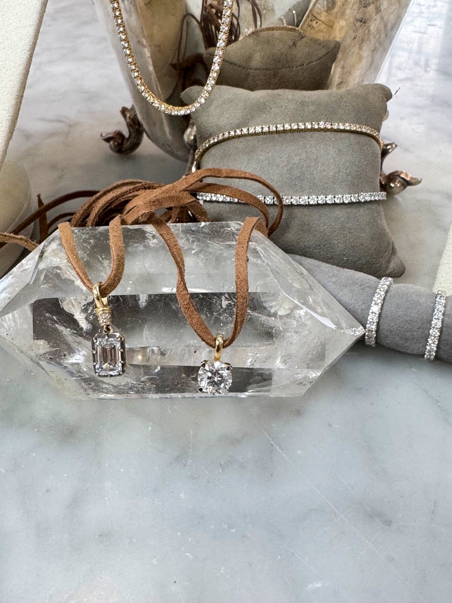 Wrap it Up Vintage Inspo Diamond Wrap Necklace